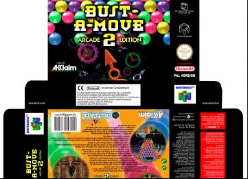 BUST A MOVE 2 PAL EUR N64 CAJA BOX