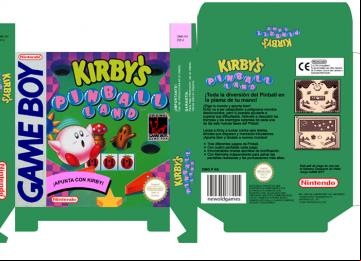 KIRBY'S PINBALL LAND CAJA BOX PORTRAIT RETRO REPRO NINTENDO 