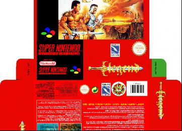 LEGEND PAL EUR ESP PLANTILLA CAJA BOX RETRO