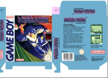 MEGA MAN GAME BOY CAJA PAL ESP BOX